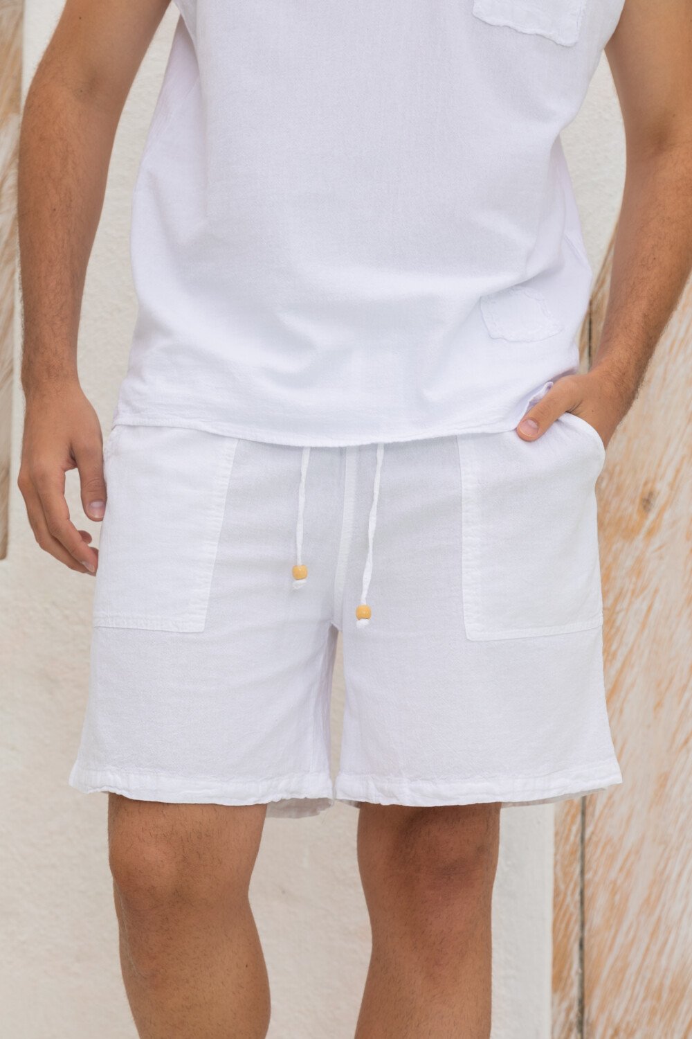 Man wearing Shirt REF 204-SL and Short REF S-301