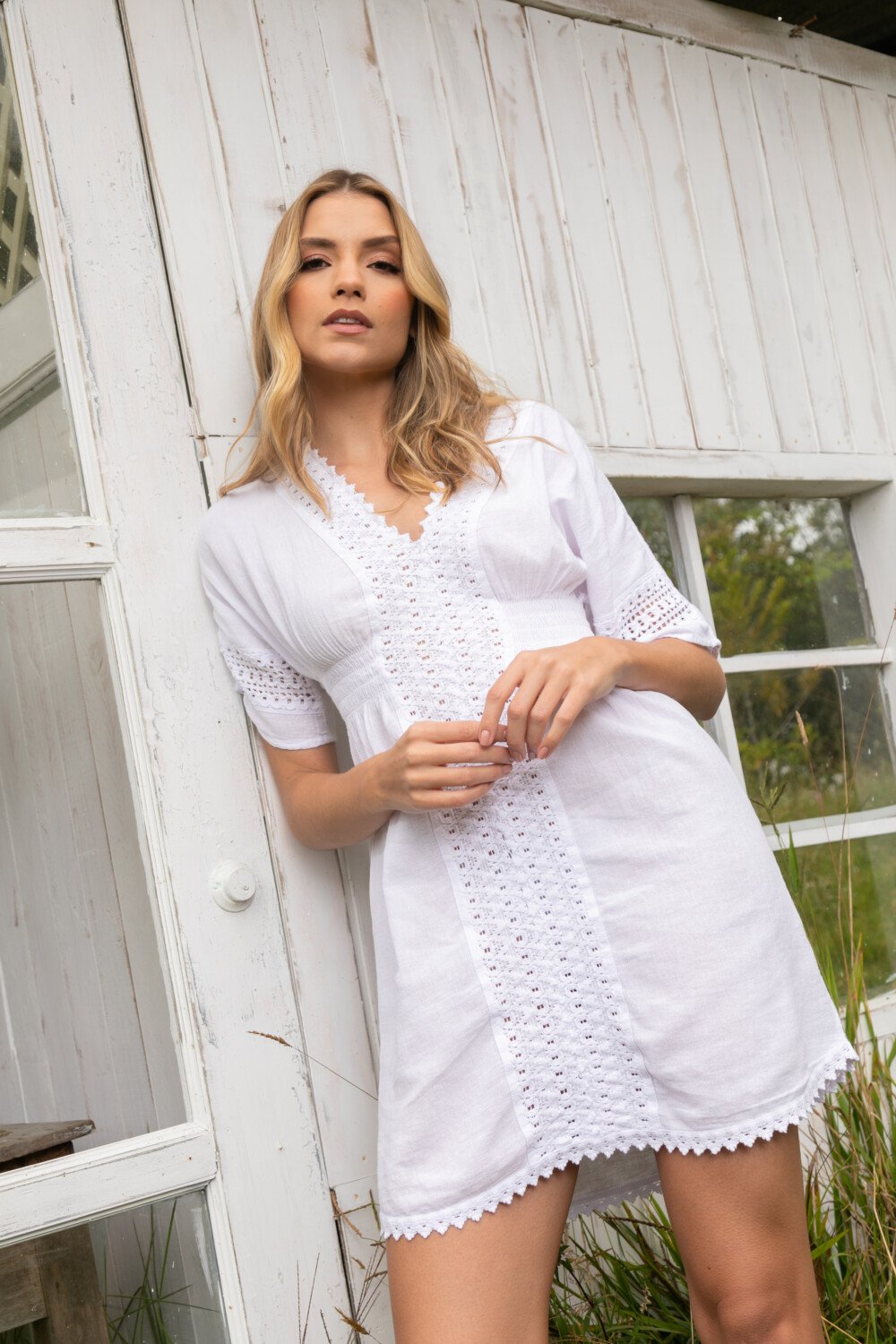 Womens apparel: "Woman wearing Dress REF WC-406"